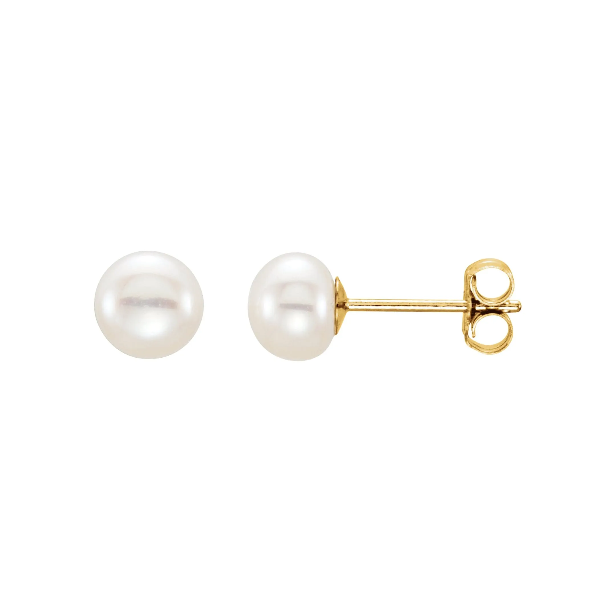 14K Freshwater Pearl Earrings