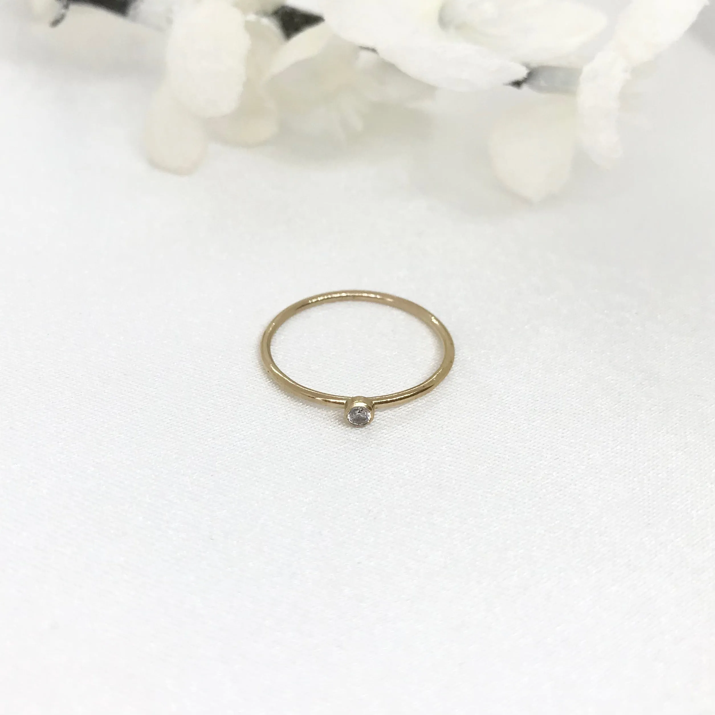 14k Gold Filled CZ Ring