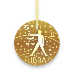 14k Libra Pendant