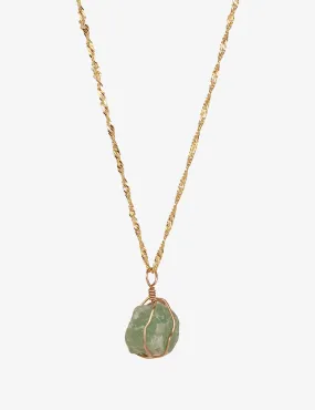 18k Jade Necklace