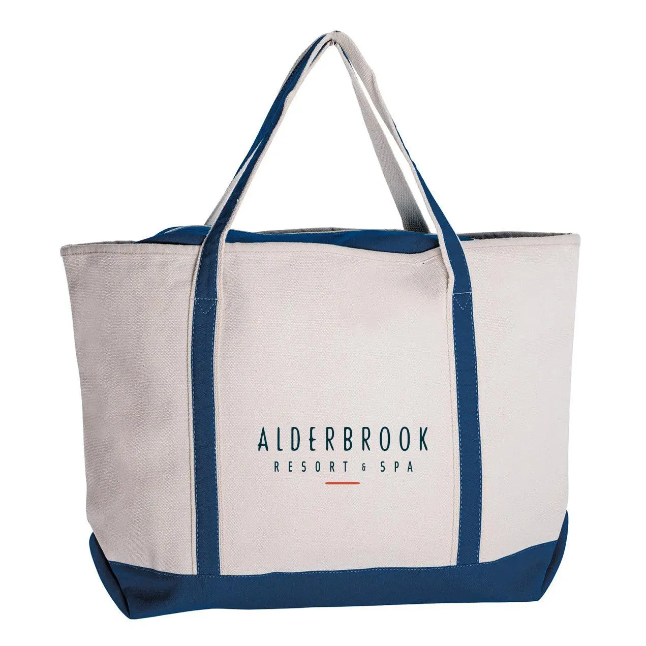 24 Oz. Large Zippered Boat Tote Customized with your Brand or Logo