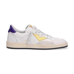 4B12  sneakers play new bianco viola giallo