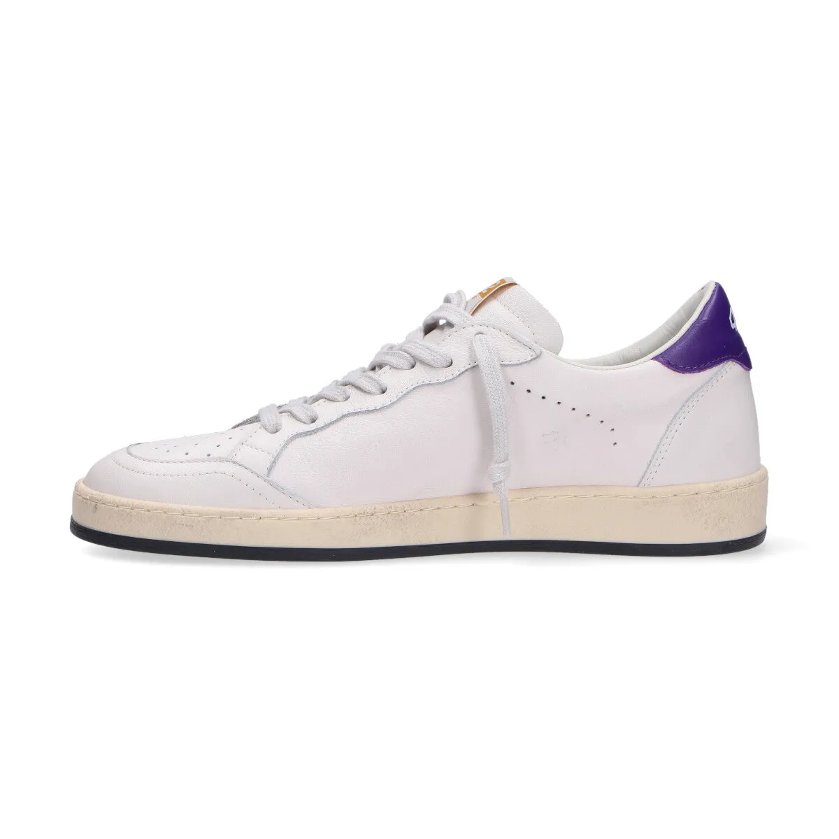 4B12  sneakers play new bianco viola giallo