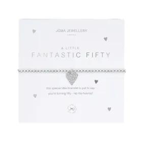 A Little 'Fantastic Fifty' Bracelet | Silver Plated