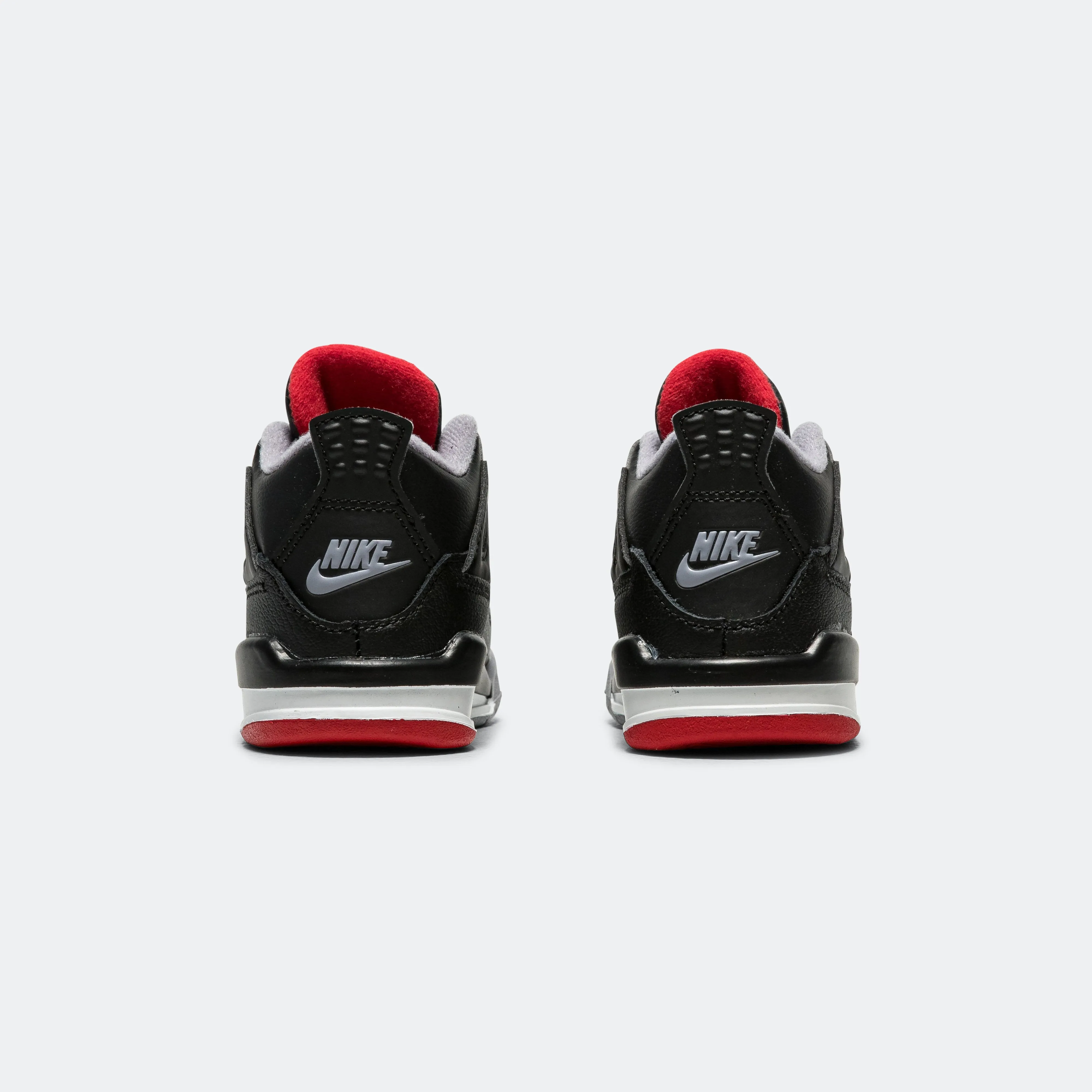 Air Jordan 4 Retro (TD) - Black/Fire-Red Cement Grey