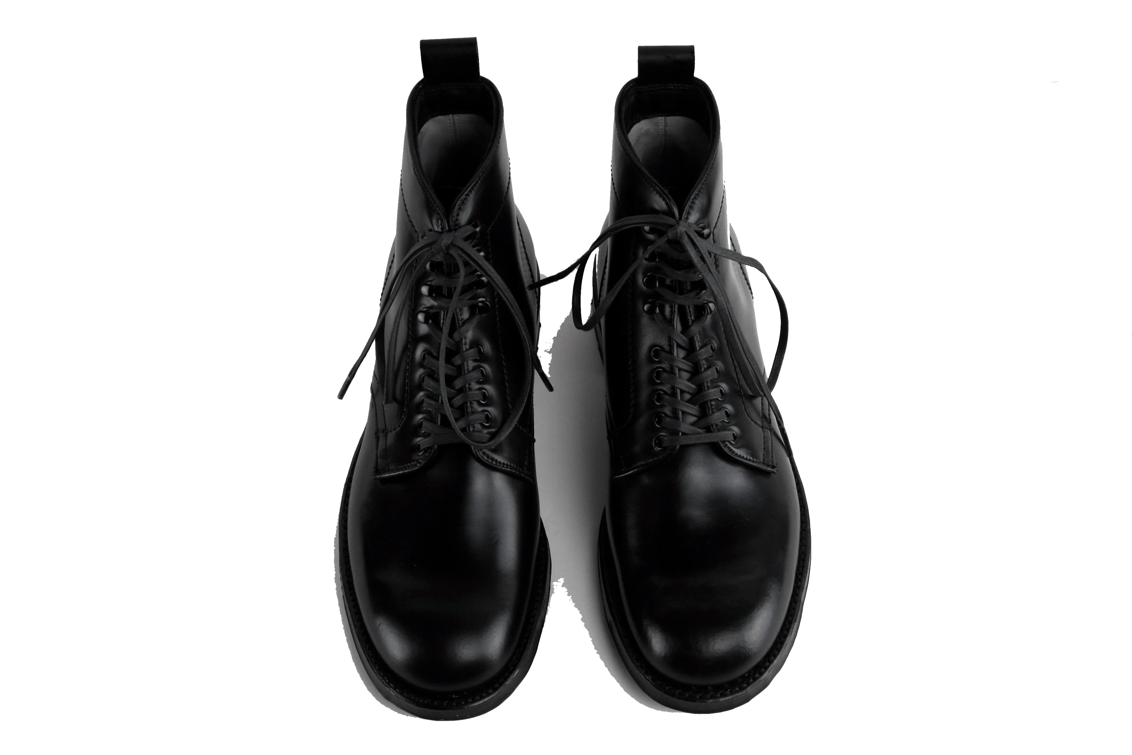 Alden Black Cordovan Navy Boot on Commando Sole