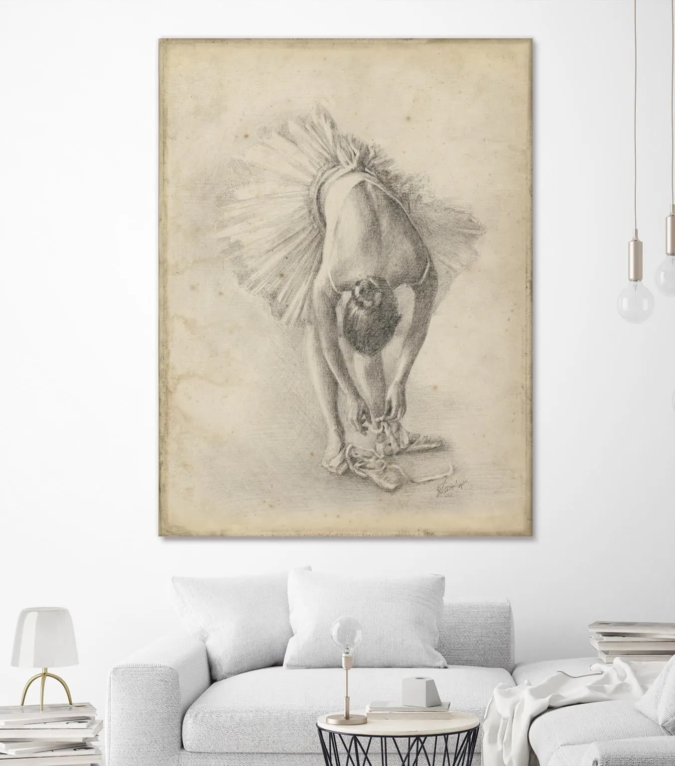 Antique Ballerina Study I