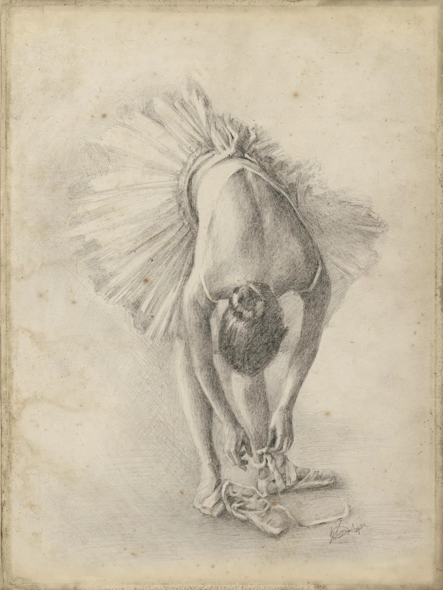 Antique Ballerina Study I