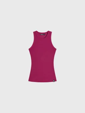 BARRY'S MAGENTA RIB TANK