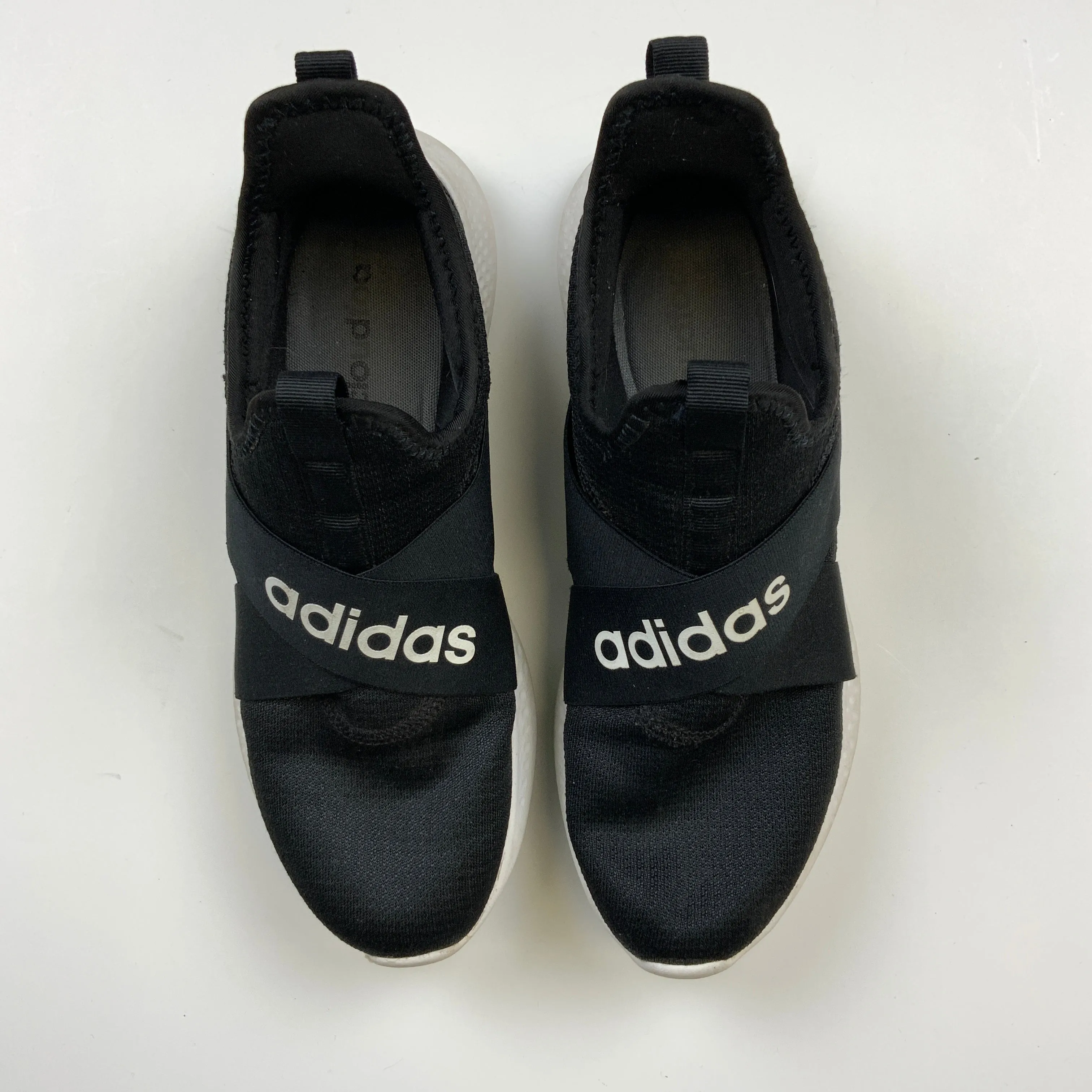 Black & White Shoes Athletic Adidas, Size 10