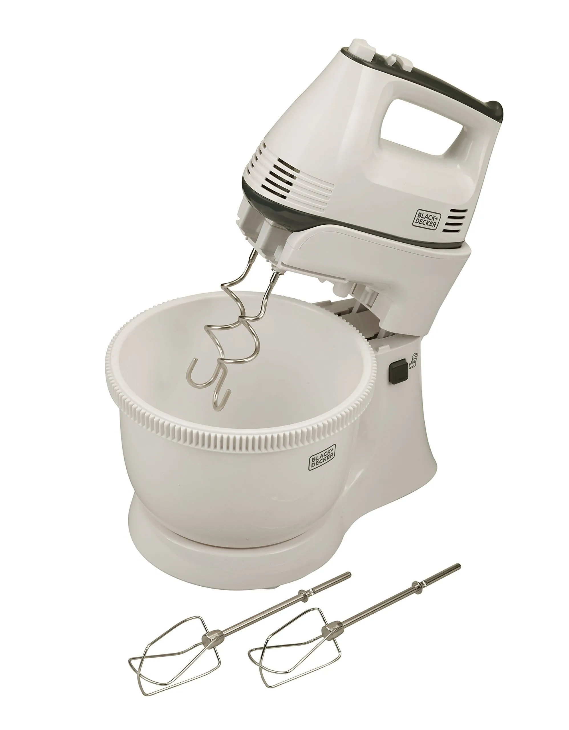 Black Decker Hand Mixer 300 watt m 700,White