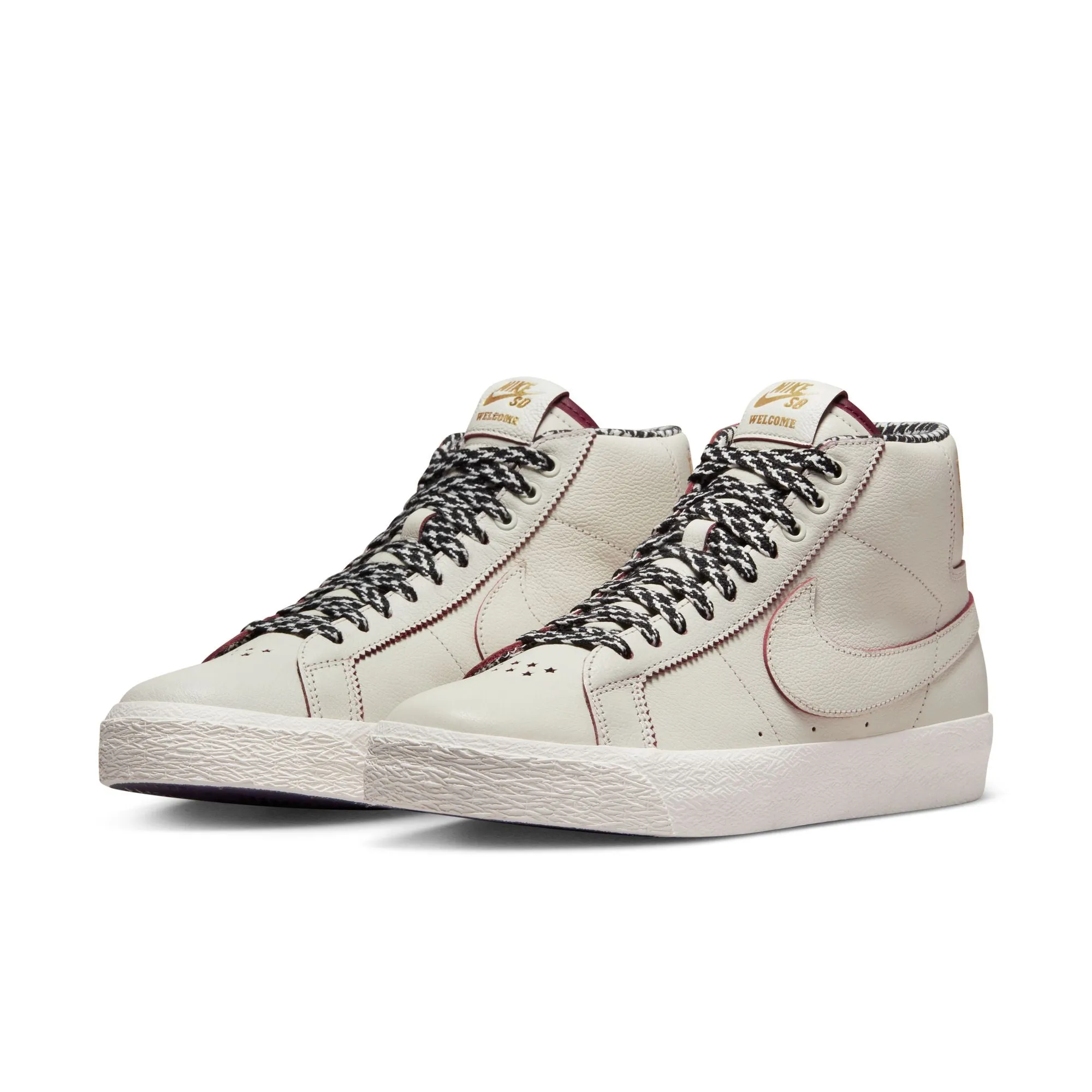 BLAZER MID WELCOME MADRID SAIL / DARK BEETROOT / WHITE