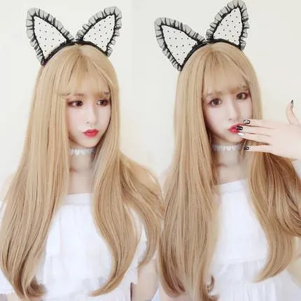 Blonde Straight Long Wig SD00642