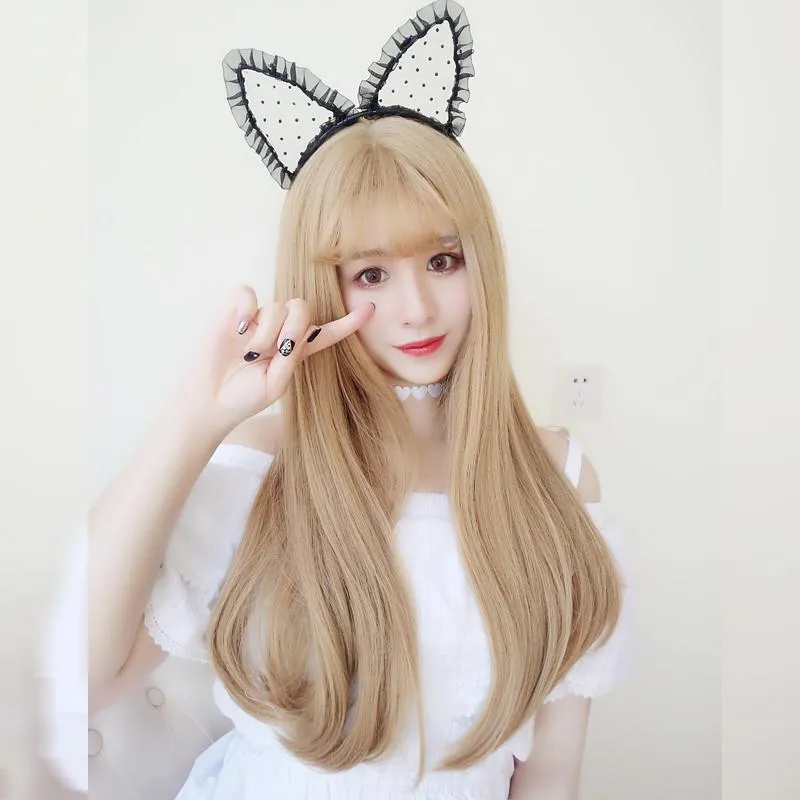 Blonde Straight Long Wig SD00642