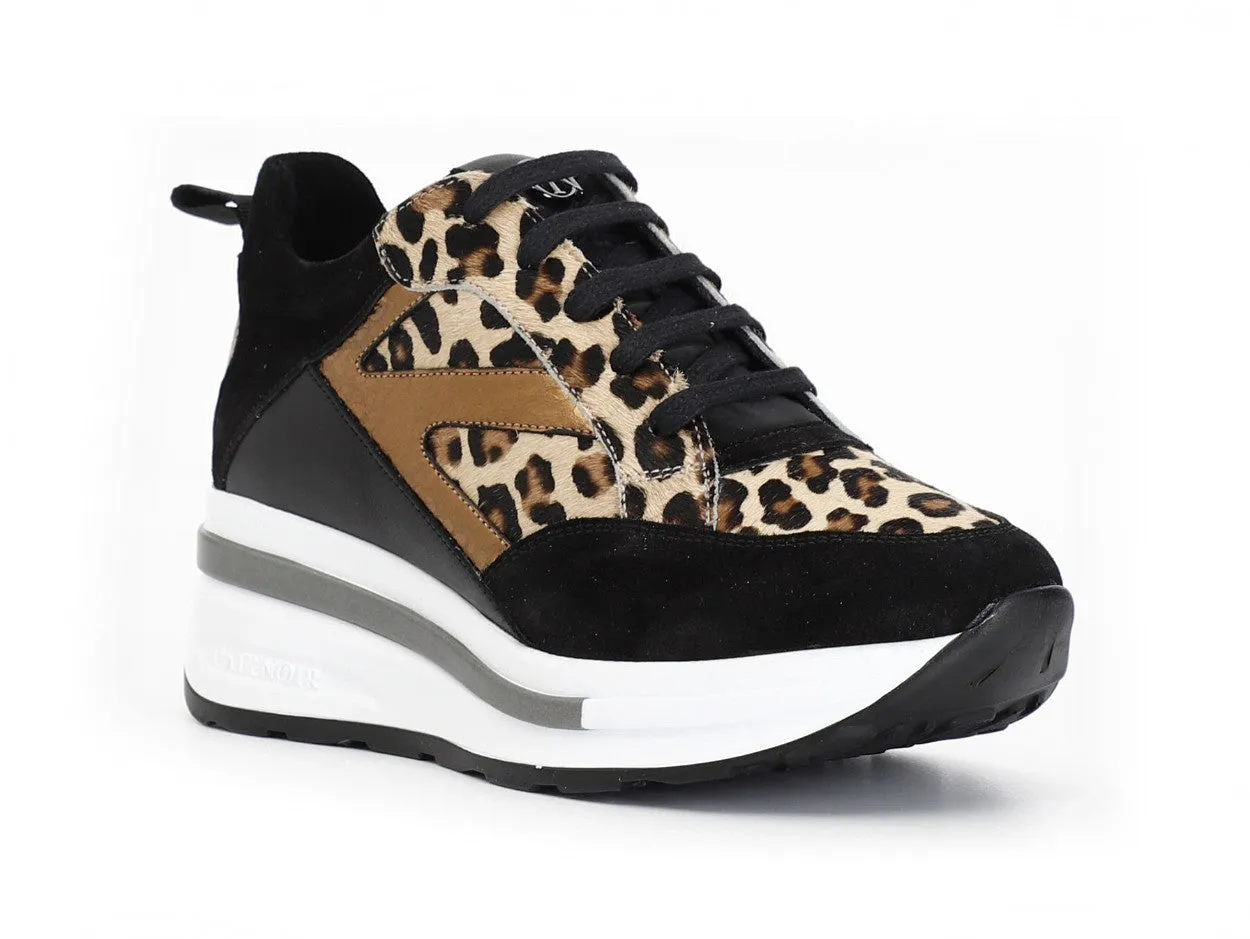 CafèNoir Donna Sneakers Zeppa Tomaia Animalier