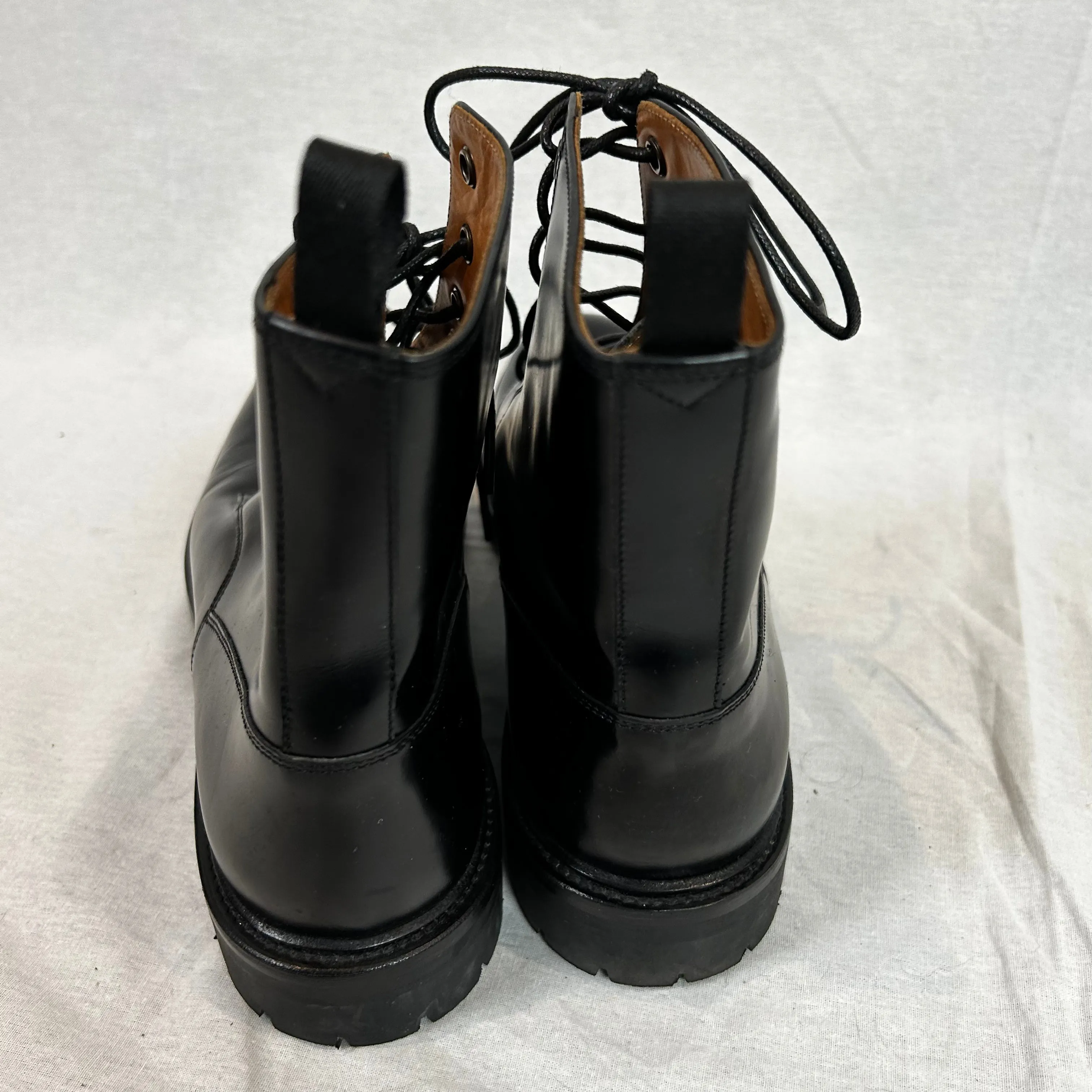 Church's 876 Black Leather Nanalah Work Boots 42