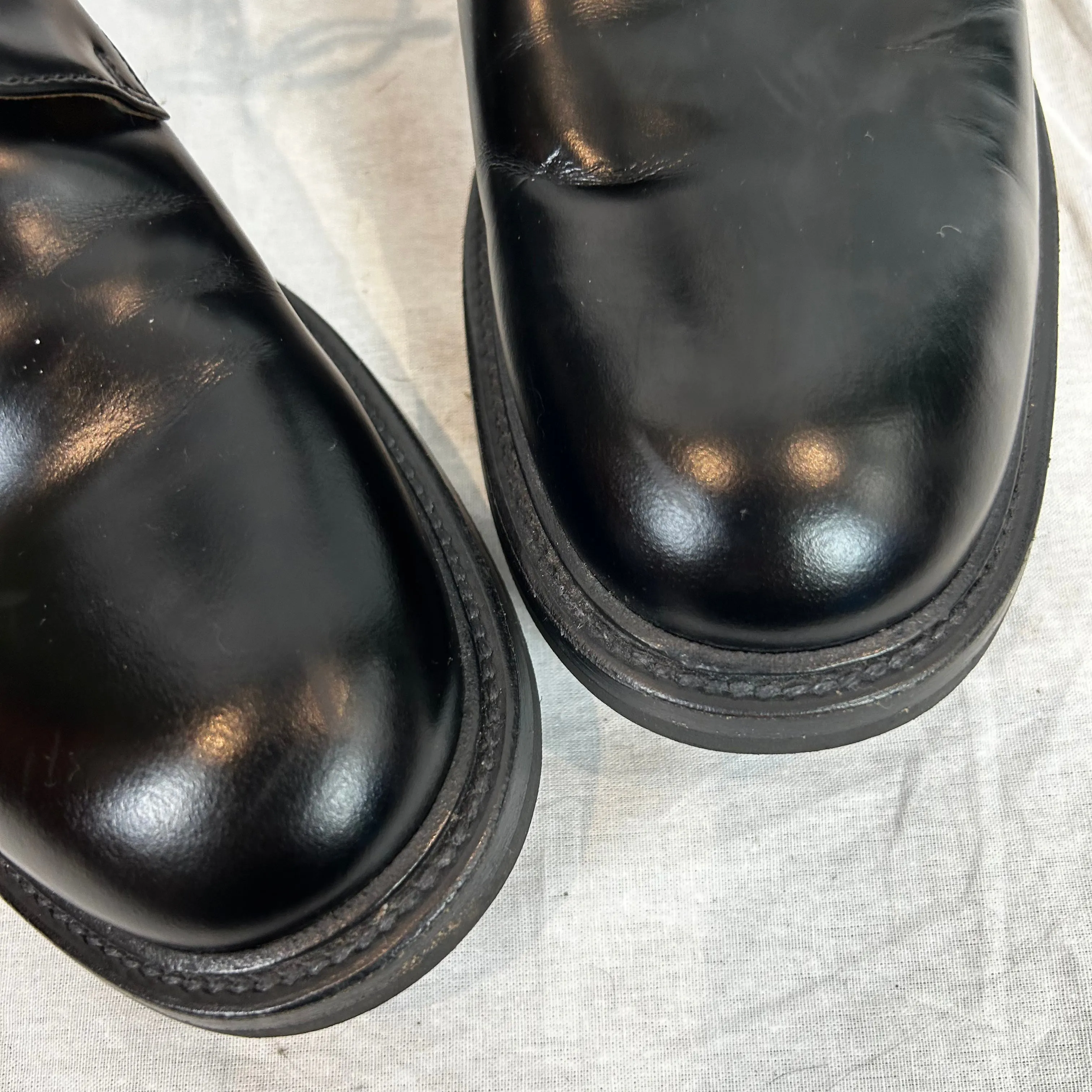 Church's 876 Black Leather Nanalah Work Boots 42