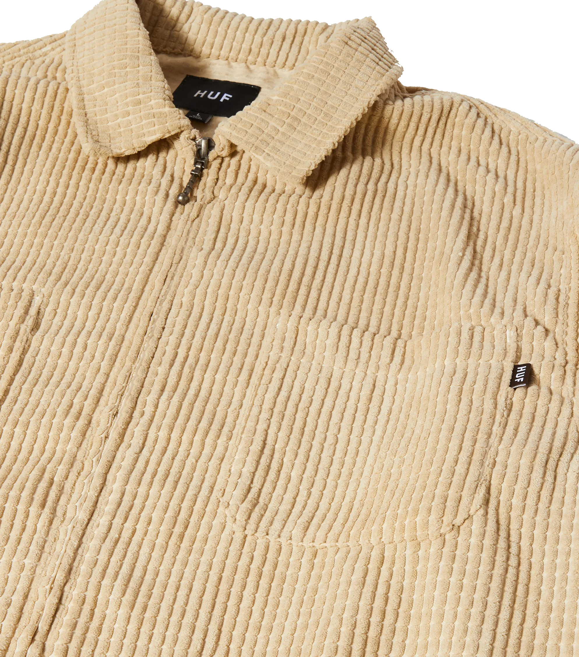 Cornelius Zip Shirt (Oatmeal)