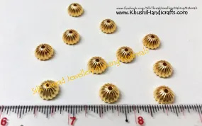 Designer Bead Cap 1.Sold as a pack of 10 pairs-BC13