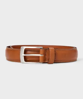 Double Stitch Leather Belt