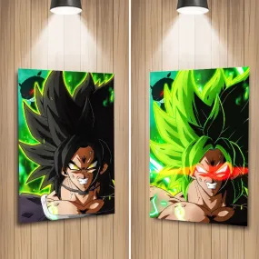 Dragon Ball 3D Lenticular Poster Wall Poster Anime Painting 3D Flip Gradient Poster Wall Art Home Decoration Stickers