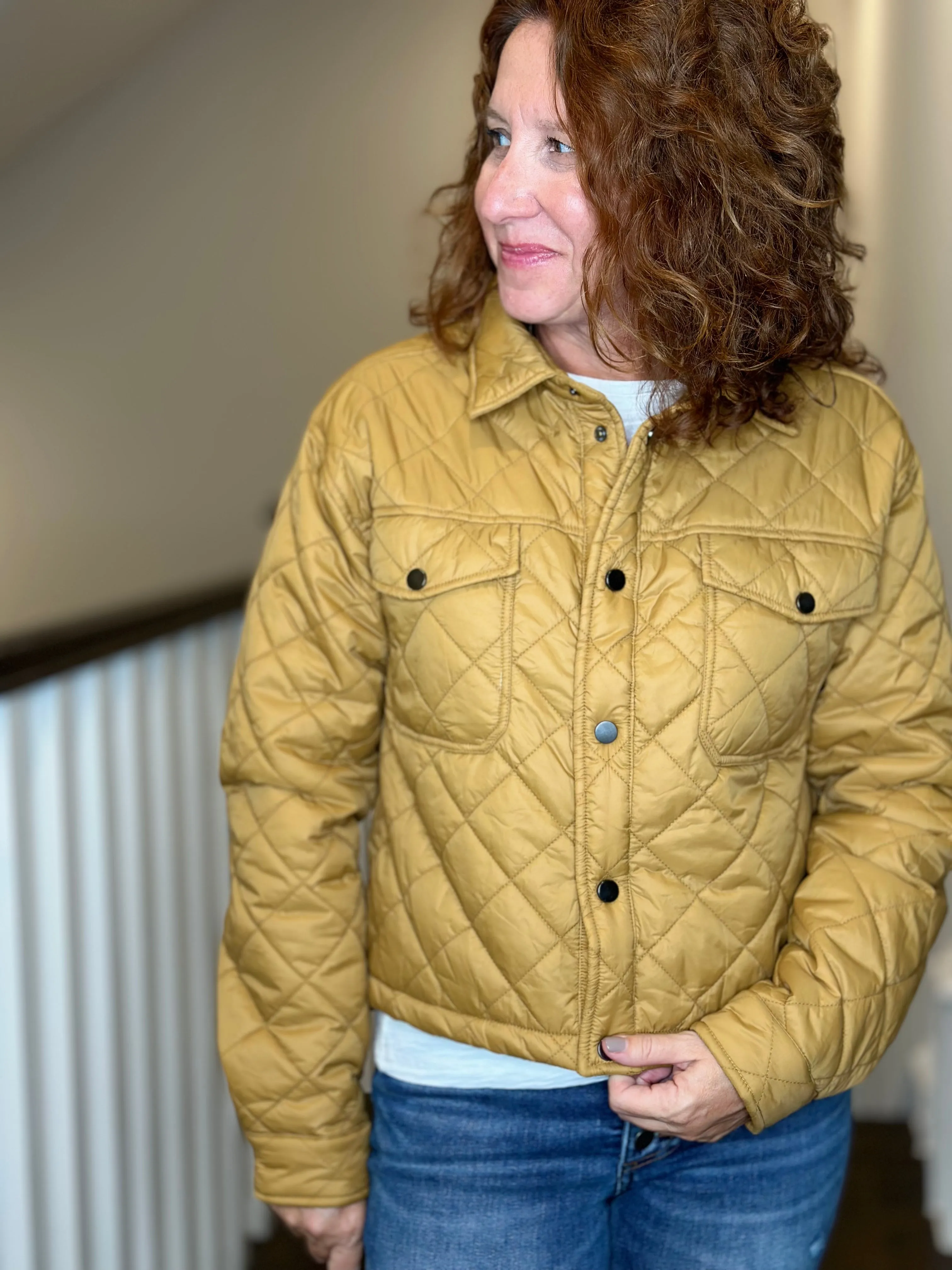 Dylan Hi Lo Ranch Jacket in Gold Rush