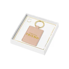 'Fabulous Friend' Boxed Photo Keyring | Nude Pink