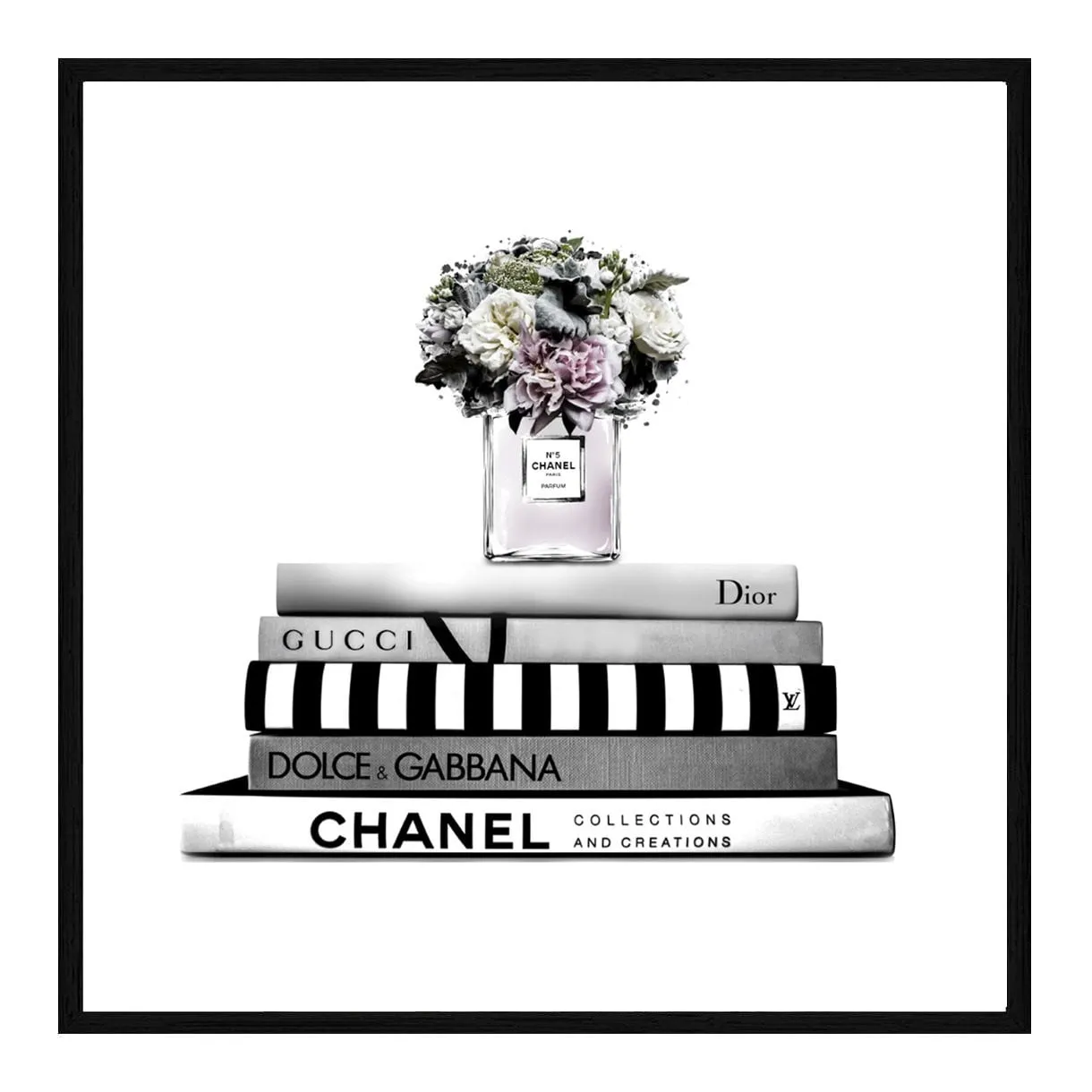 Fashion Luxe Flowers Art