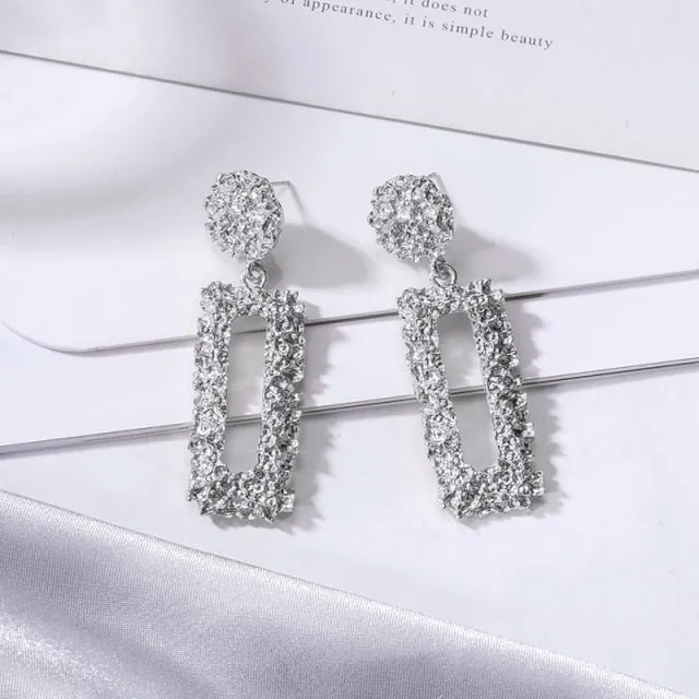 Fashion Statement Earring Geometric Large Earrings For Women Hanging Dangle Earrings Drop Earrings