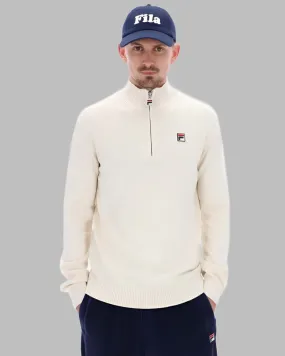 FILA ALESI 1/4 Zip Funnel Knit Gardenia