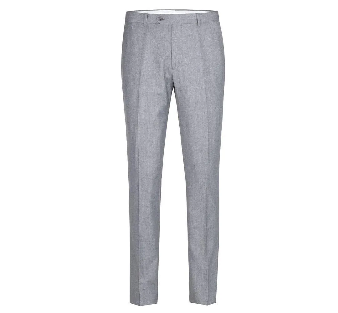 Grey Flat Front Pants