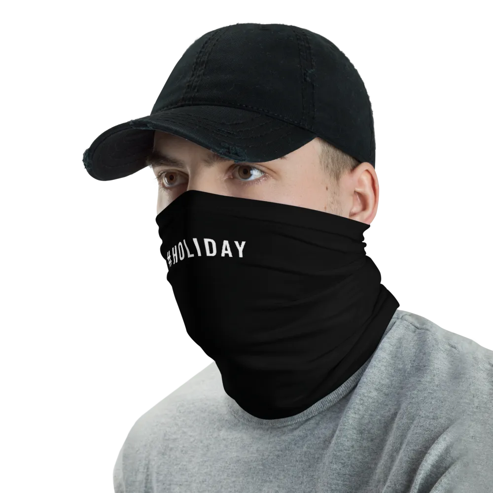 #HOLIDAY Hashtag Neck Gaiter