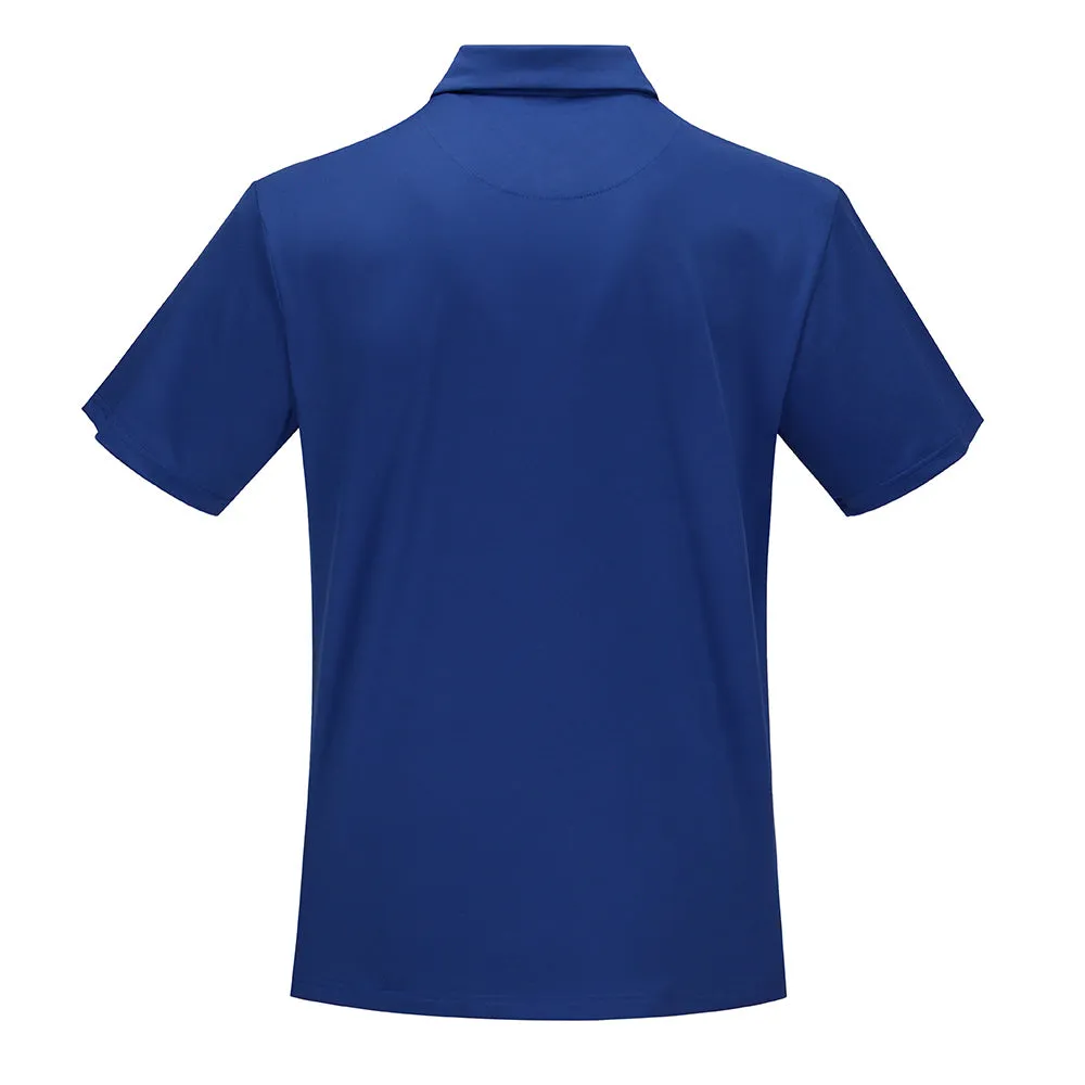 Jerry Garcia | Eco-Friendly Performance Polo | Navy Face