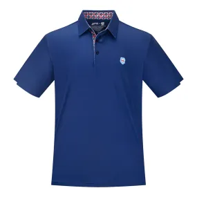 Jerry Garcia | Eco-Friendly Performance Polo | Navy Face