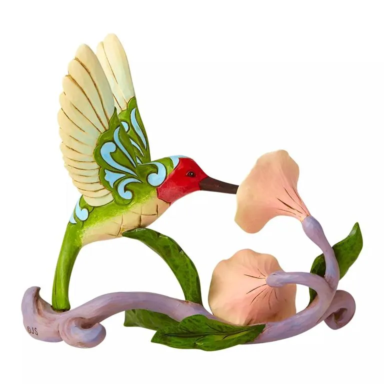 Jim Shore's Whimsical Hummingbird Haven Figurine: A Burst of Color and Craftsmanship