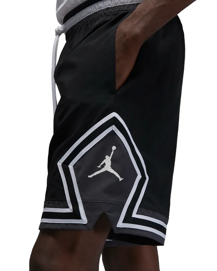 Jordan men's sports shorts Diamond FB7580-010 black-white