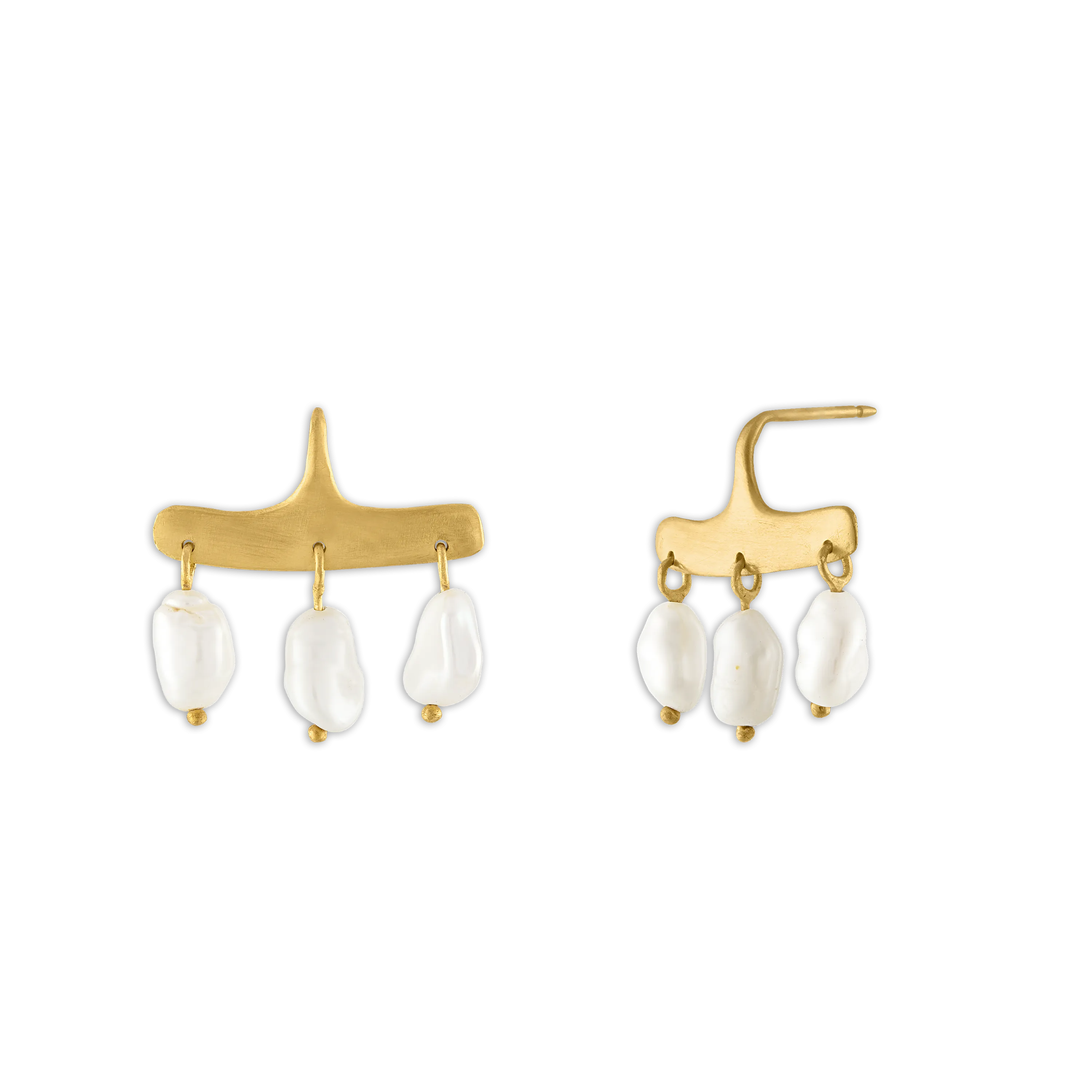 Keshi Pearl Syca Earrings