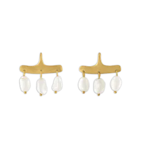 Keshi Pearl Syca Earrings