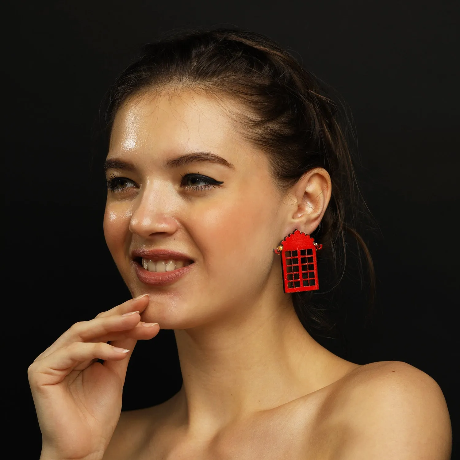 Khidki Wooden Earring