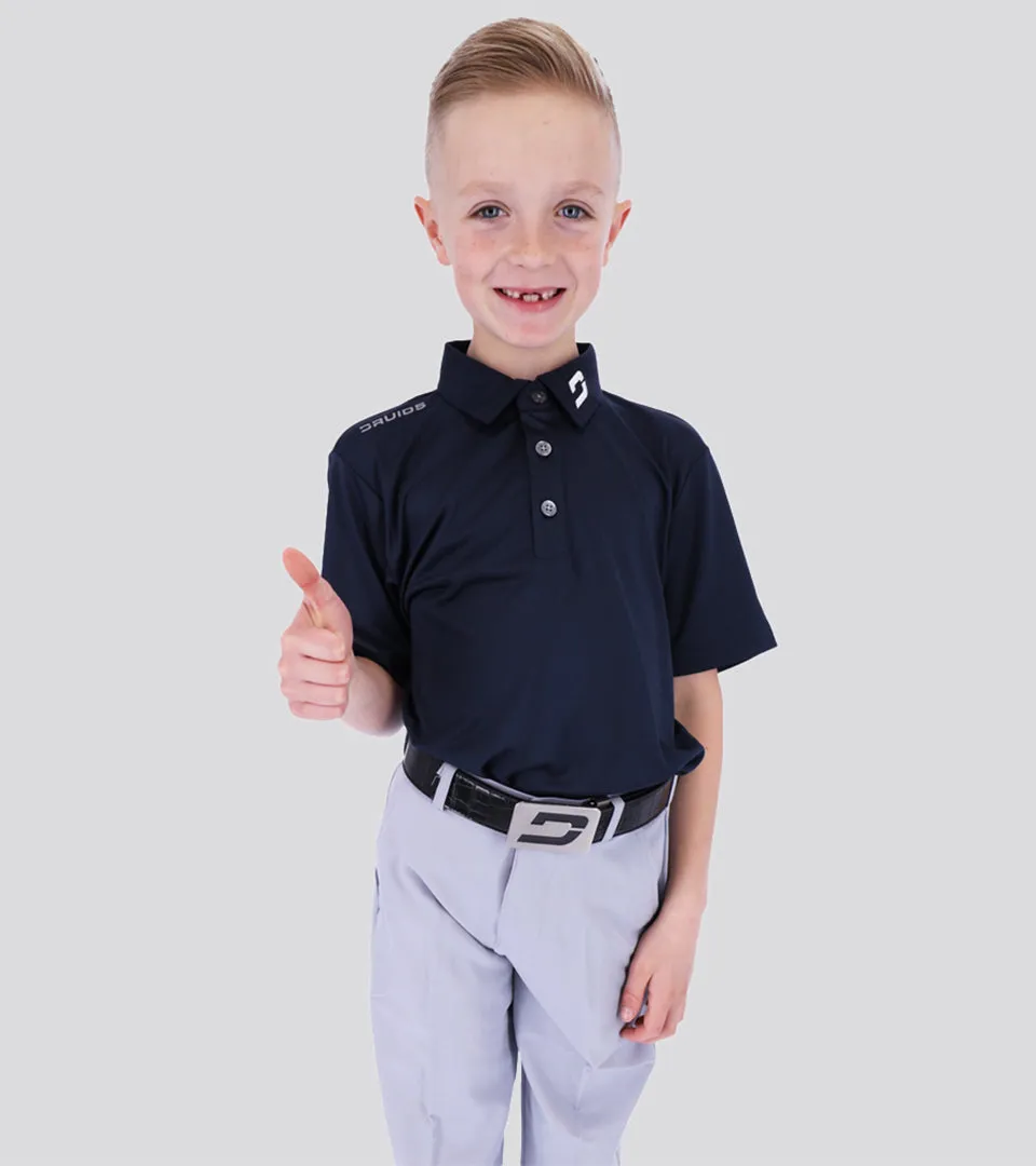 KIDS PERFORMANCE POLO NAVY