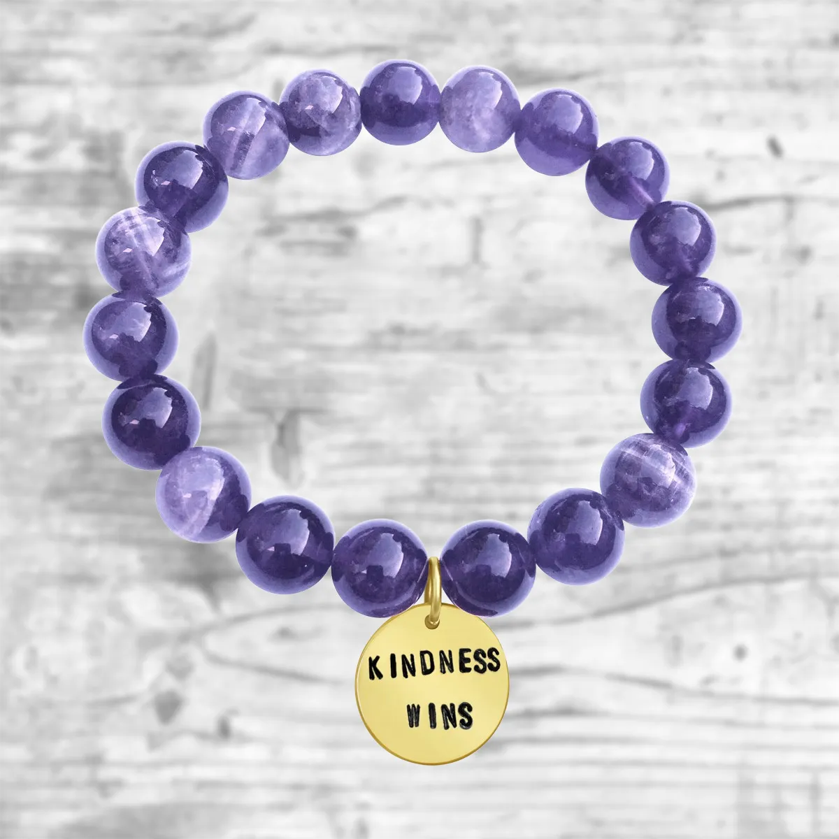 Kindness Wins Amethyst Bracelet