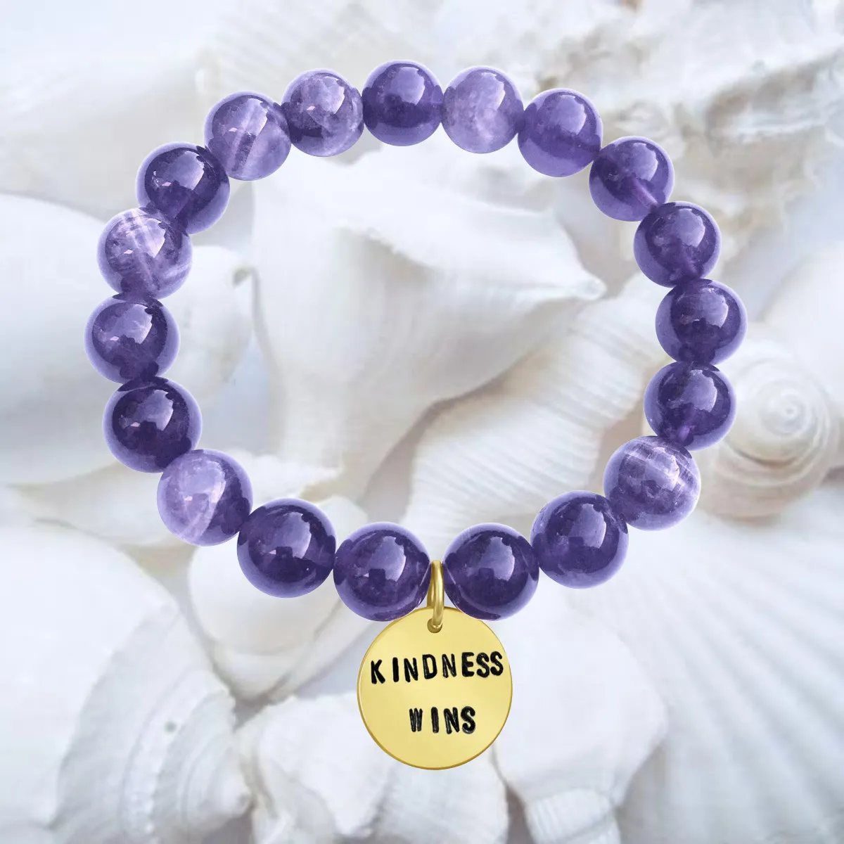 Kindness Wins Amethyst Bracelet