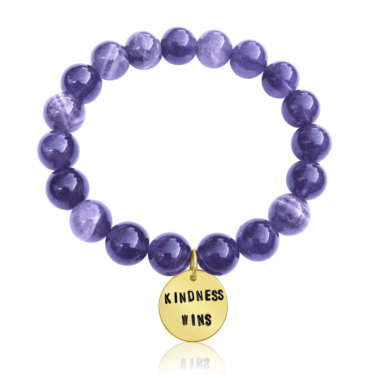 Kindness Wins Amethyst Bracelet