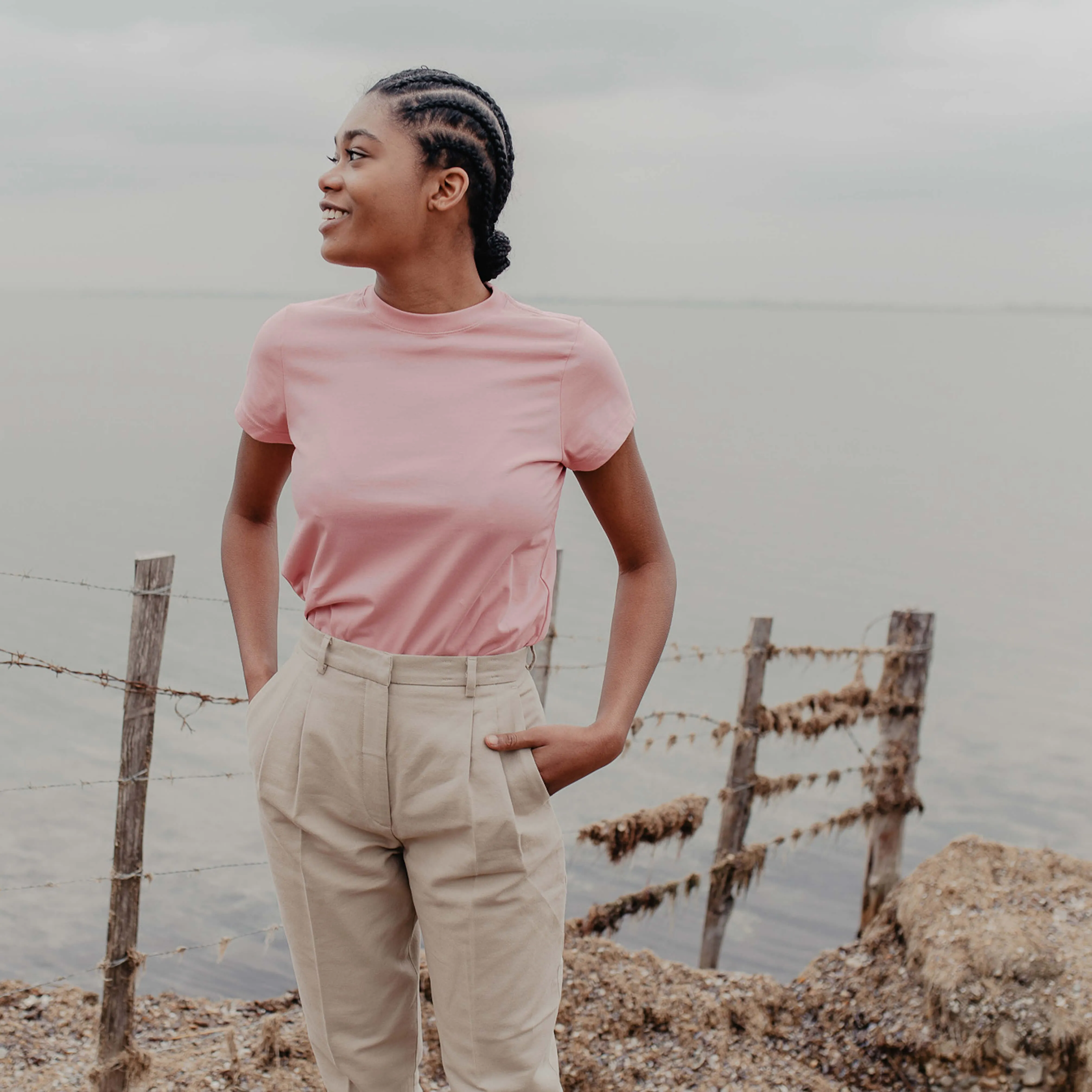 Le T-shirt Coton Supima Femme - Version ajustée