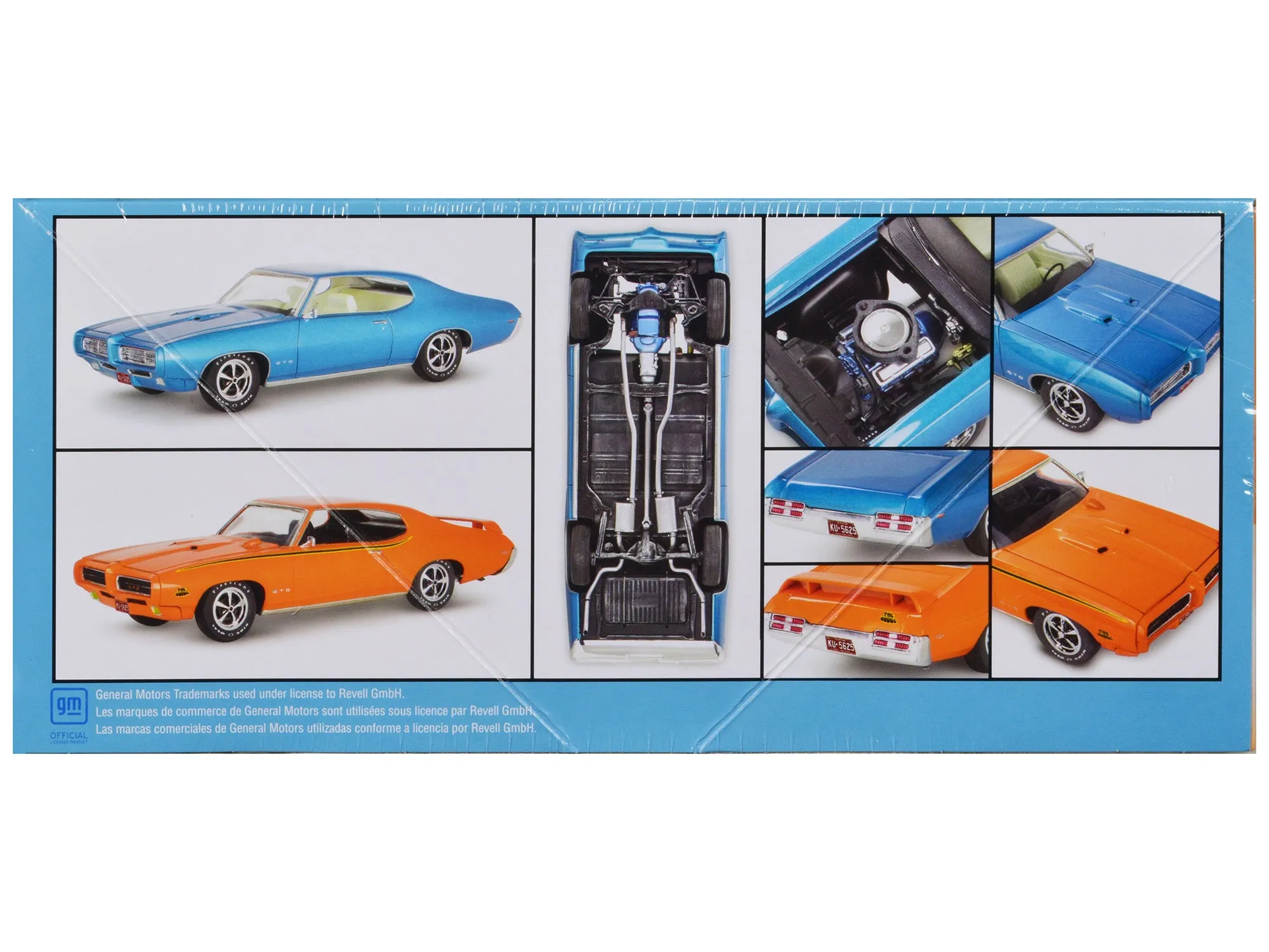 Level 4 Model Kit 1969 Pontiac GTO 2-in-1 Kit 1/24 Scale Model by Revell