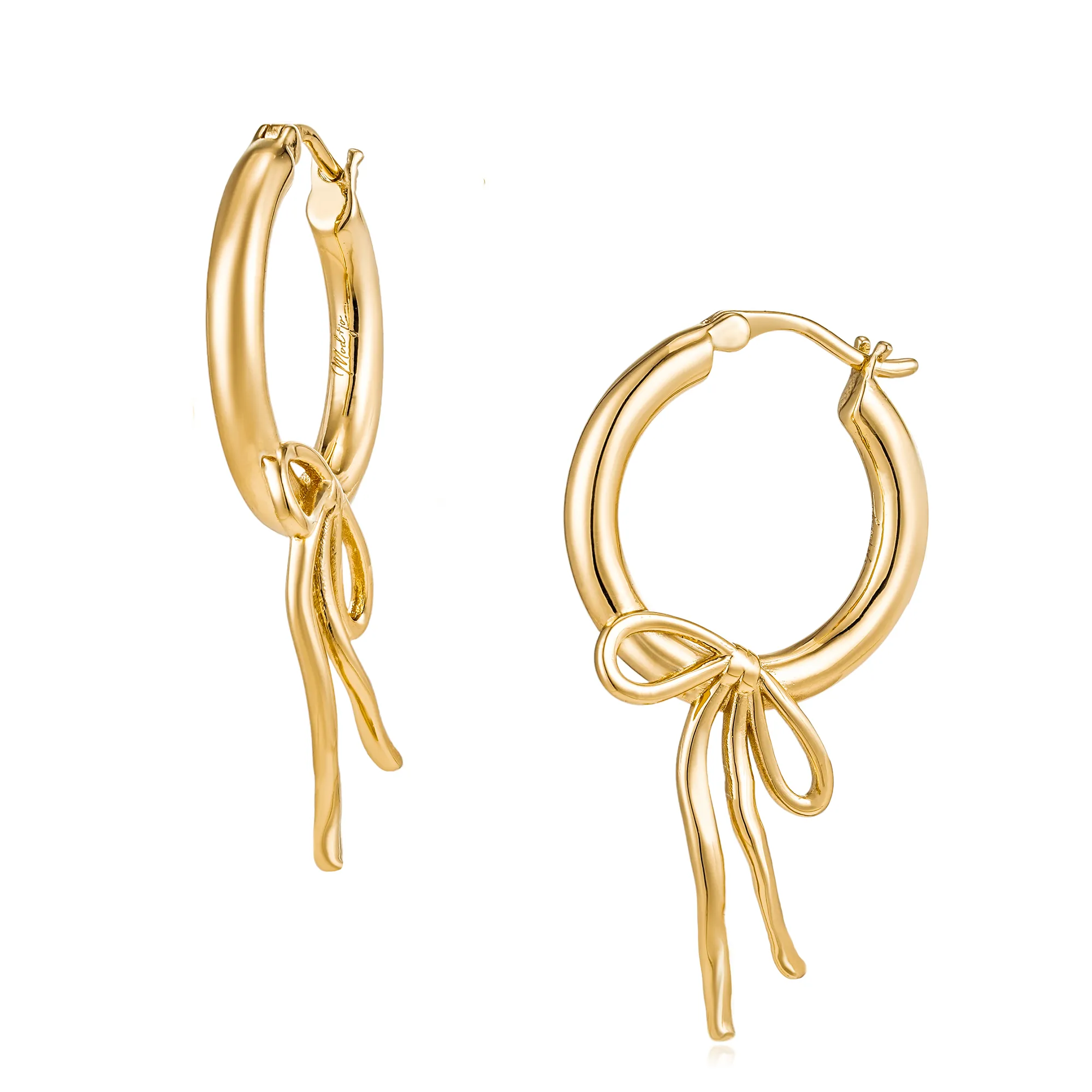 Lisette Bow Hoops