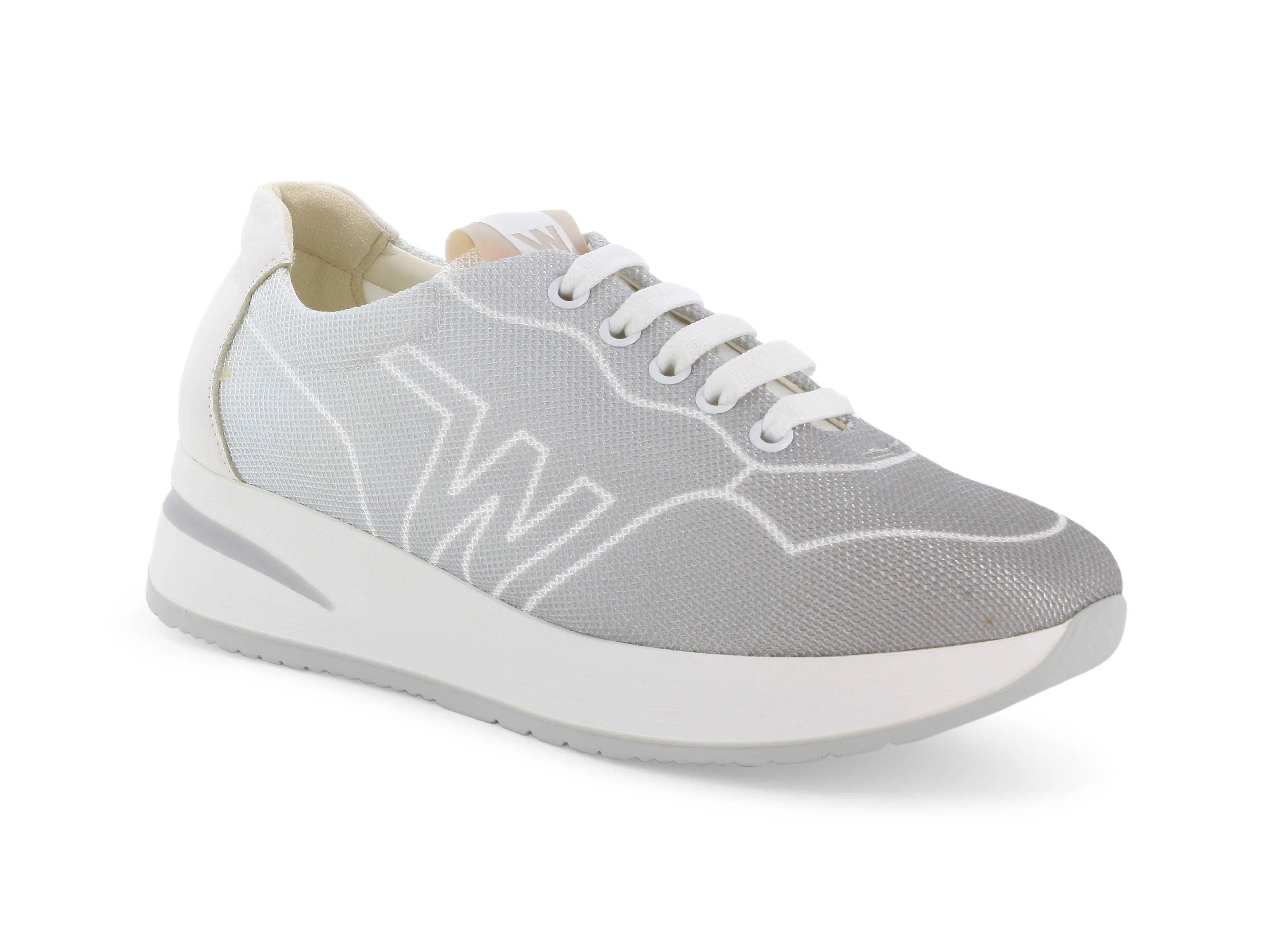 Melluso Donna Sneakers Stringate Estive in Tessuto