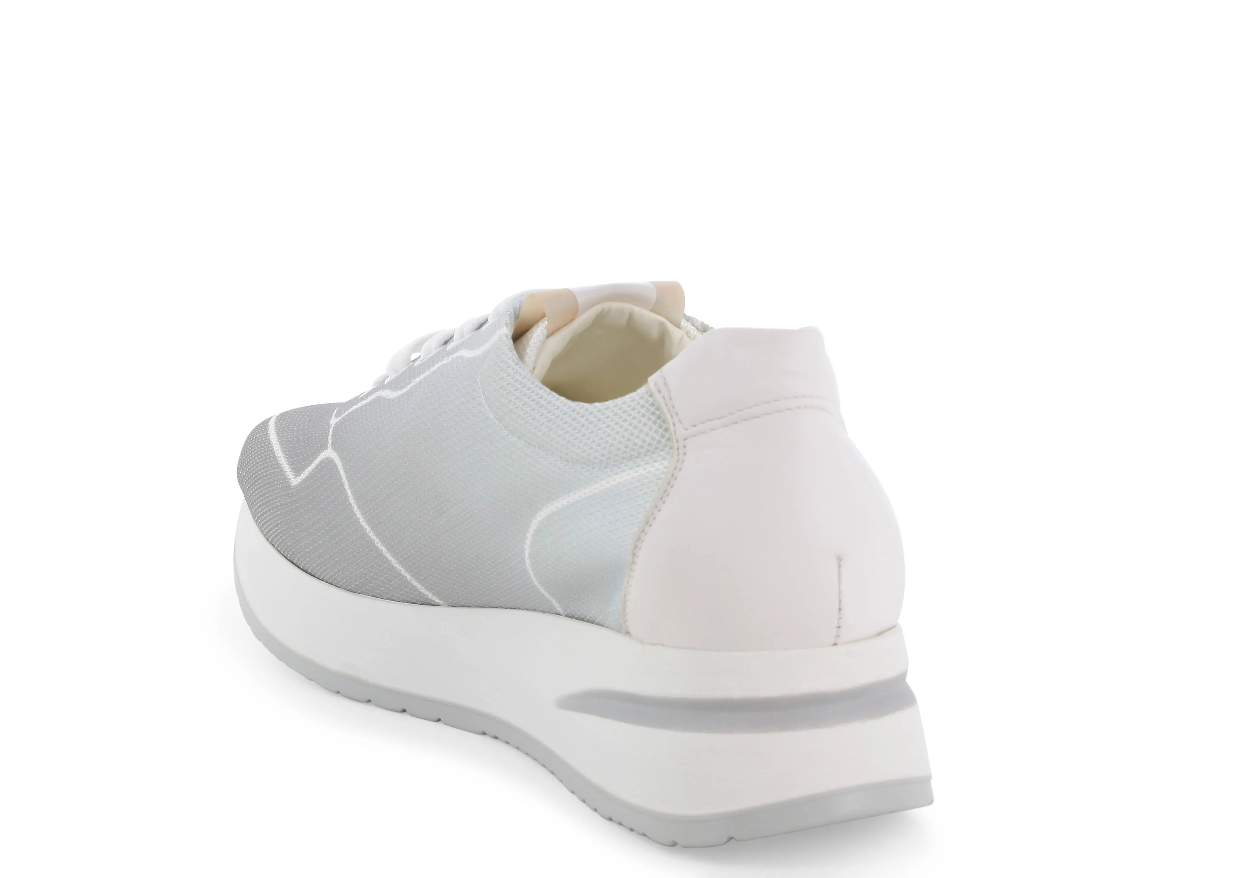 Melluso Donna Sneakers Stringate Estive in Tessuto