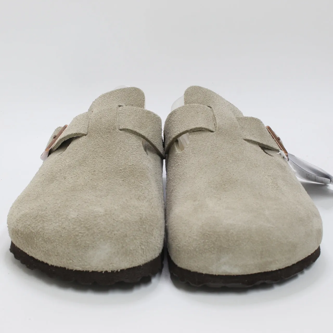 Mens Birkenstock Boston Clog Taupe