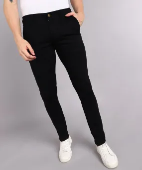 Men's Black Slim Fit Denim Jeans Stretchable